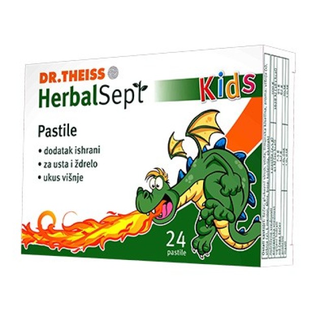 HERBALSEPT KIDS PASTILE - Online Apoteka HERBALSEPT KIDS PASTILE